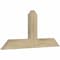 Ekena Millwork Portland Rough Sawn Timber Gable Bracket, Douglas Fir, 36"W x 16"H x 2"D x 4"F, 11/12 Pitch GBW036X16X0204POR00RDF - alternate 3